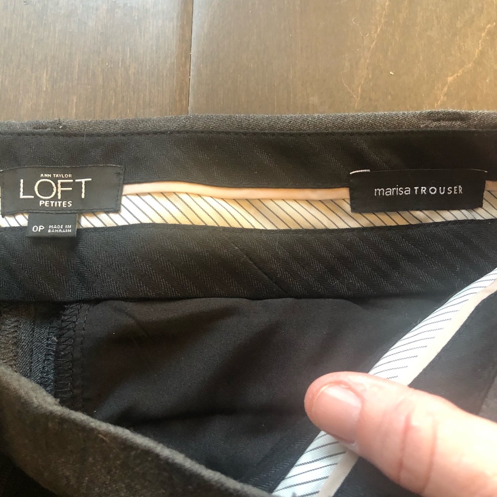 Grey trousers pants